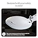 Brightech LightView Pro XL Magnifying Desk Lamp with Clamp, Adjustable Magnifying Glass with LED Light for Crafts, Reading, Close Work, Dimmable Light Magnifier with Wide Glass Lens