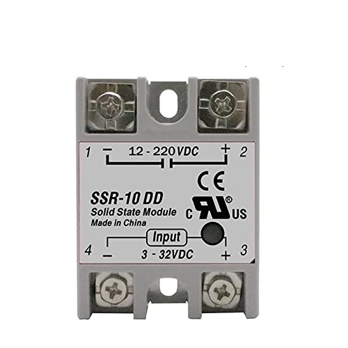 Relais à semi-conducteurs SSR-80A transformateur de tension DC-DC 3-32V entrée 12-220V sortie