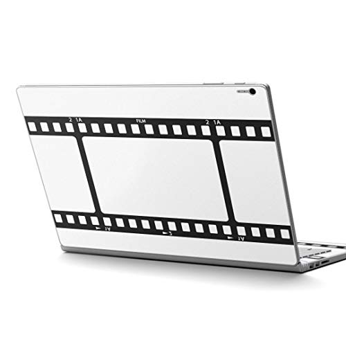 igsticker Surface Book2 Book3 15inch 専用 スキンシール サーフェス ブック 15インチ用 シール 009519 映画 フィルム 白 黒