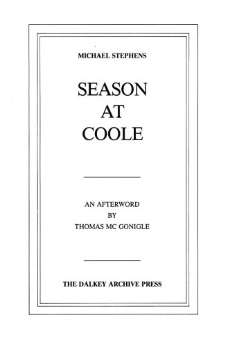 Season at Coole 0916583031 Book Cover