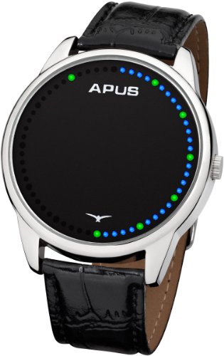 Montre digitale APUS Theta Silver Blue Green avec indication analogique