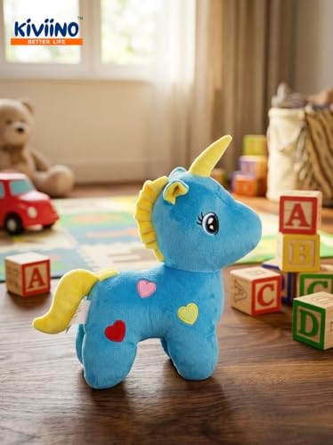 Image of Unicorn Magic Plush Soft Toy 35cm | Super Soft Stuffed Animal for Kids | Animal Soft Toy Cuddle Companion | Perfect Birthday & Baby Gift for Girls & Boys