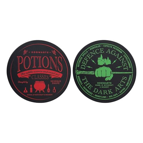 Harry Potter Set di 2 sottobicchieri in ceramica – Pozioni – Set di 2 sottobicchieri – Accessori Harry Potter