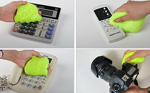 Brillwist Super Clean Magic Gel for Car Interior | AC Vent Dust Cleaning Gel | Keyboard, PC, Laptop, Electronic Gadget Cleaning Kit (Green, 100... - Image 3