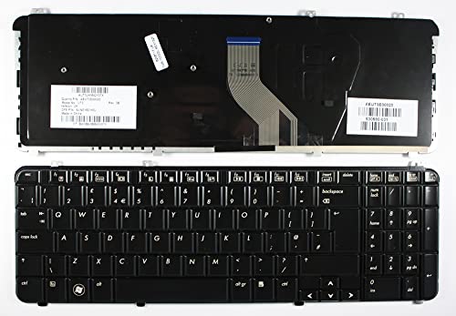 Clavier HP Pavilion dv6-1106au de Keyboards4Laptops AZERTY Noir Brillant