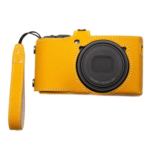 Ricoh GR3�ɑΉ��̎���{�v���B���e�[�W�X�^�C���J�����{�f�B�P�[�X �t�B���K�[�o���h�t�� (�������C�G���[)