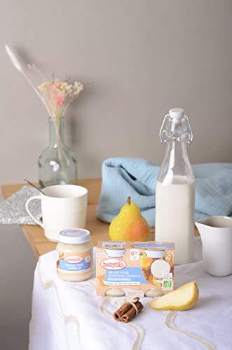 Brassé poire de Provence cannelle Babybio lait de vache français bio pour bébé dès 6 mois x6 - 2