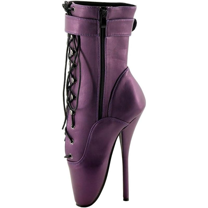 Botas de ballet fetichistas altas de 19,5 cm: calzado extremo para mujer en talla 43 EU