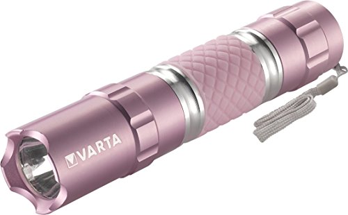 VARTA, Torcia 0,5 Watt LED Lipstick Light incl. 1x batteria High Energy AA torcia a forma di rossetto torcia da borsa...