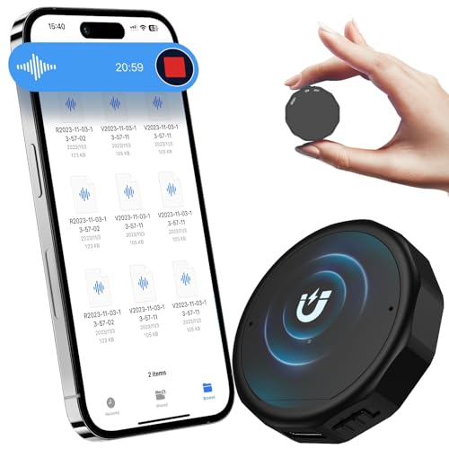 136GB Magnetic Voice Activated Recorder - Mulukusion 9800H Storage Voice...