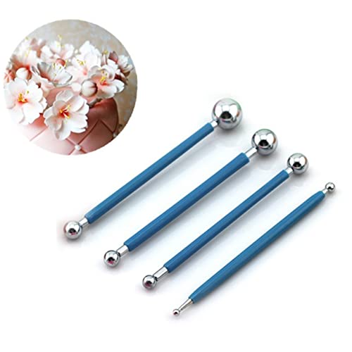 4 Moldes Esféricos para Pastel Herramienta Metal miniatura 7