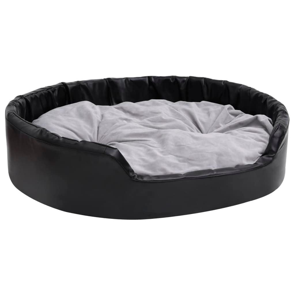 Cama para perros pequeños de felpa suave y piel sintética de fácil cuidado con base antideslizante y funda lavable con cremallera como sofá grueso acolchado para mascotas