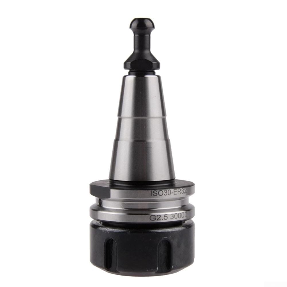 ISO30 ER32 - Collet equilibrado de 45 L para soporte de herramientas de torno CNC con perno de tracción, portabrocas de fresado alto de 30000 RPM compatible con máquinas ISO 30