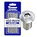 2-56 x 3/16" Button Head Socket Cap Screws, Allen Socket Drive, Stainless Steel 18-8, Full Thread, Bright Finish, Machine Thread, Quantity 100 By Fastenere