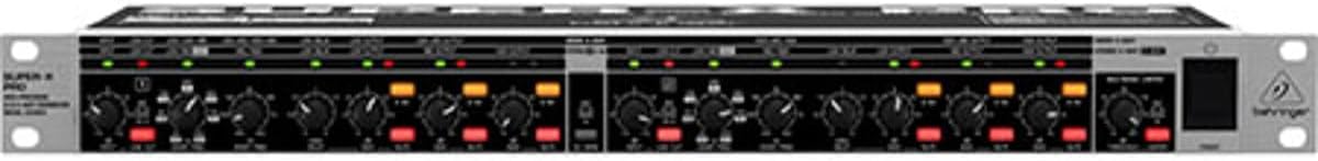 Behringer Super-X Pro Cx3400 High-Precision Stereo 2-Way/3-Way/Mono 4-Way Crossover With Limiters