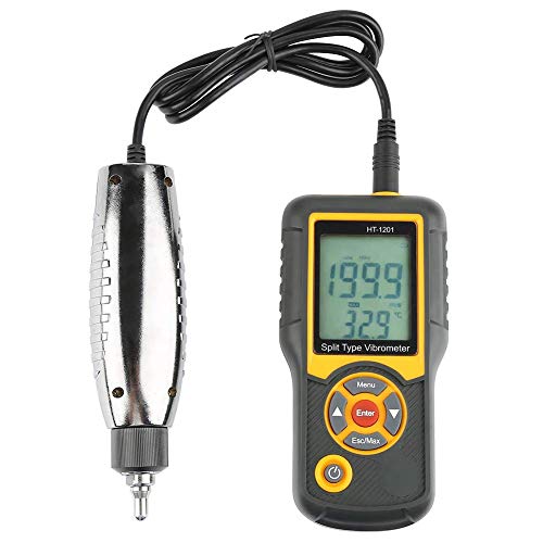 Geteilte Digitalanzeige Vibrometer Hochpräzise Vibrationsmessgerät Hintergrundbeleuchtung Vibrationsanalysator Tester Für Industrielle Anwendungen