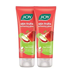 Joy Skin Fruits Softening Glow Face Wash | With Apple extracts & Active Fruit Boosters | Nourishes and Moisturises…