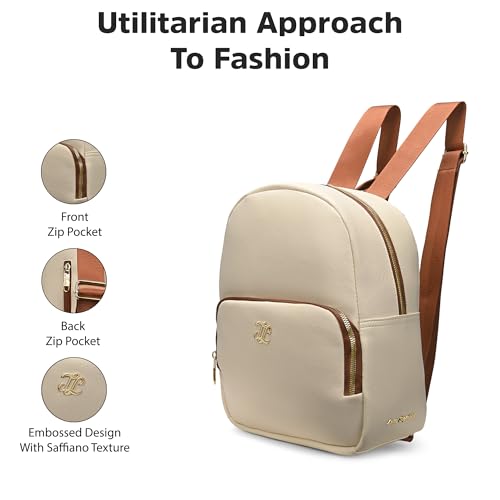 Image of Lavie Signature Women's Colourblock Conway Fashion Backpack for Women | Fashion Backpack for Work | Ladies purse | Stylish Shoulder Bag | Gift For Women