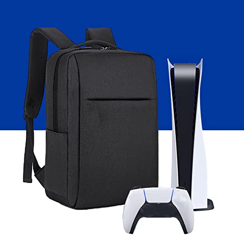Travel Backpack For Ps5 Console - Carrying Case For Ps5 - Travel Bag For Ps5 Console, Accessories Protective Carrying Case Storage Bag For Game Console Discs/Digital Versions And Controllers, Game Cards, Hdmi #TOP4