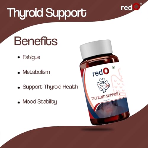 redO Thyroid Support With Kanchnar Extract | Regulated Tsh&Thyroid Hormones – T3 & T4 | Improved Metabolism & Energy | Weight Management (Pack of 1) - Image 2 thumbnail