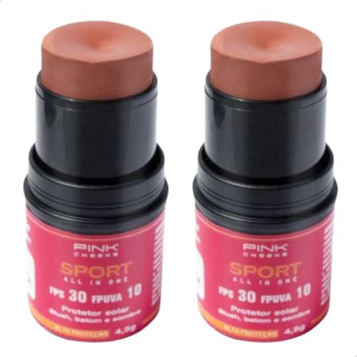 Combo de 2 Blushes All in One multifuncional (blush, batom e somb...