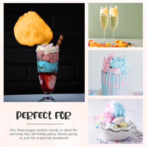 Baking Beauty and Beyond Premium Candy Floss Sugar 400g - Mango Flavour