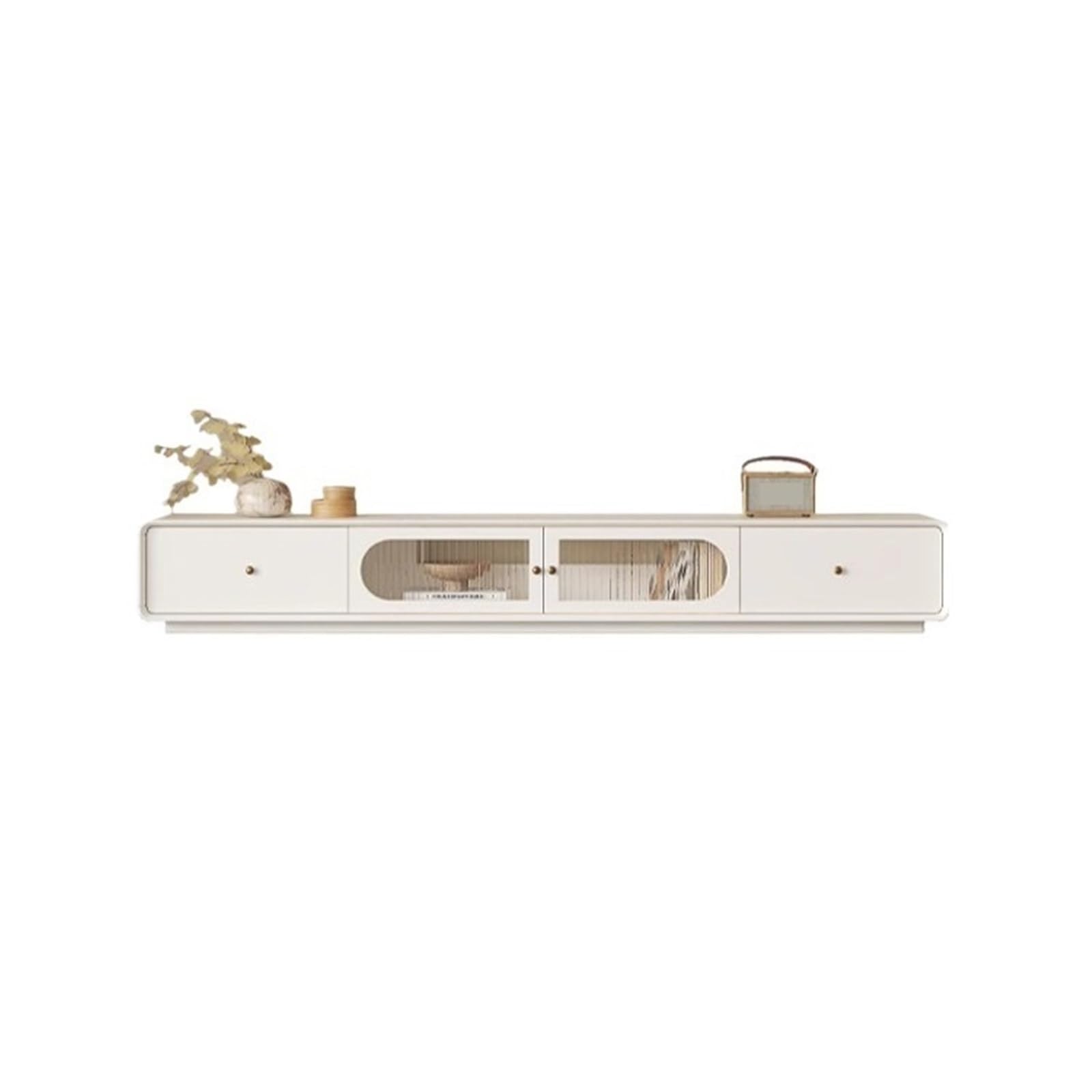 Soporte TV Pared Centro de Entretenimiento con Almacenamiento Consola Multimedia Moderna cajón Mueble de TV con estantes