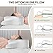 DONAMA Cervical Neck Pillow for Pain Relief,Odorless Contour Memory Foam Pillows with Cooling Pillowcase Cozy Sleeping, Orthopedic Ergonomic Bed Pillows for Side Back Stomach Sleepers