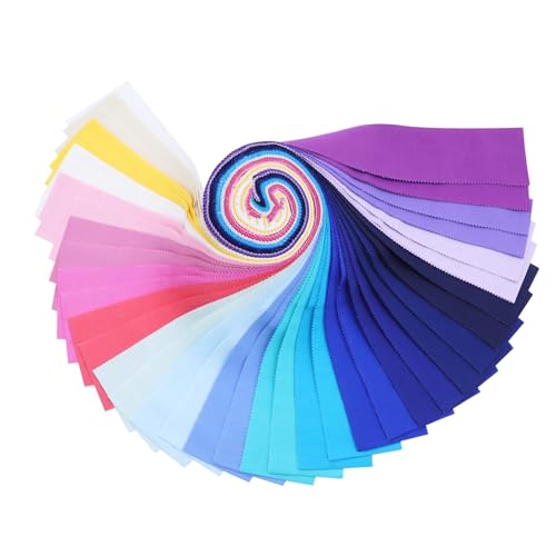 Rouleaux de gelée coton prêts à coudre pour simplifier le patchwork et l'artisanat - 3