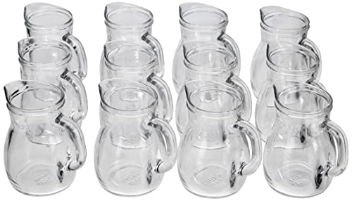 BORMIOLI ROCCO Lot de 12 pichets Bistrott 0,25 litre, /-/ 1/4