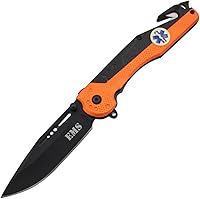 Vista 2 de Snake Eye Tactical Cuchillo táctico 3 en 1 estilo Rescue para militares y primeros auxilios