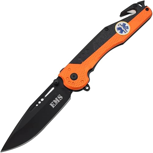 Miniatura 10 de Snake Eye Tactical Cuchillo táctico 3 en 1 estilo Rescue para militares y primeros auxilios