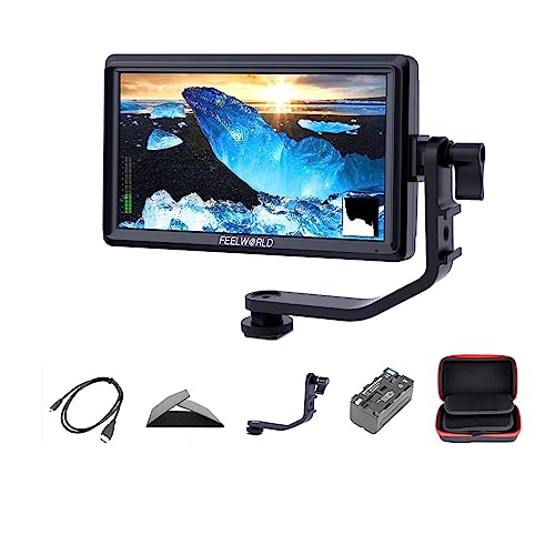 Amazon | FEELWORLD S55 バッテリーとケースキット付き,5.5 インチ