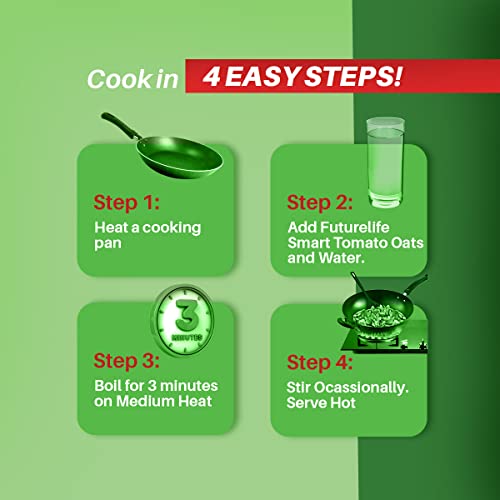 Image of Future Life Smart Spicy Masala Oats | Tasty & Heathy Evening Snack | 100% Whole Grain Oats | Masala Oats | 40 Gms Each - (Pack Of 10)