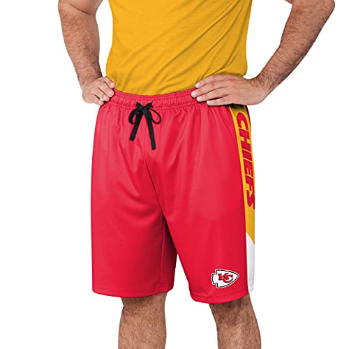 Image of FOCO NFL Mens NFL Team Logo Side Stripe Training Shorts