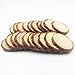 Unfinished Natural Wood Slices 3.5-4 Inch 20 pcs with Tree Bark Circles Log Discs for DIY Crafts Christmas Rustic Wedding Ornaments by AIMINUO