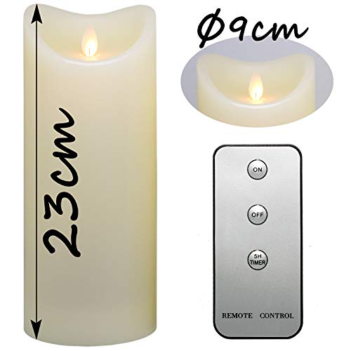 Bougie LED avec télécommande pour décoration de table sans risque - 3