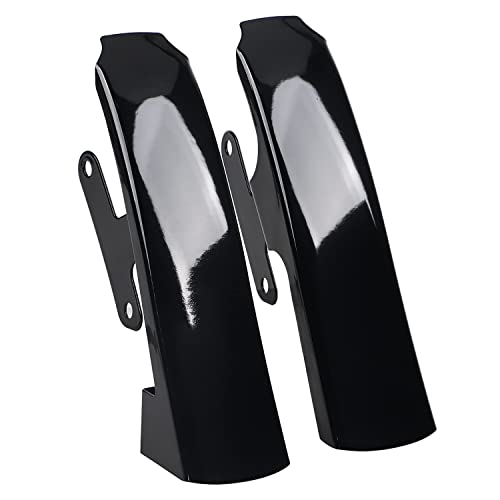 Paneles rellenos para alforjas de guardabarros metálicos para Harley Electra Glide Classic FLHTC 2009-2013, Gloss Black miniatura 6