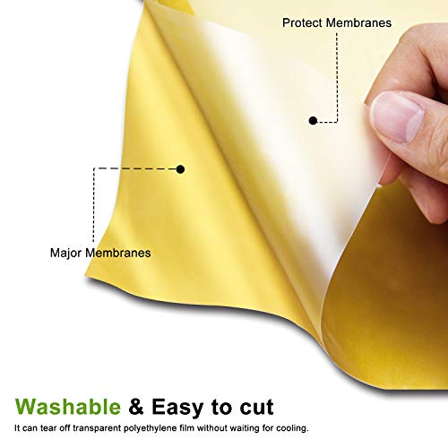 Caregy Iron On Heat Transfer Vinyl Roll Htv (12''X5',Gold) #TOP1