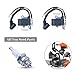 Ignition Coil Module Spark Plug Kit For HUSQVARNA 235 136 137 141 23 26 36 41 Chainsaw Parts Replaces 530039143, 545199901, 545063901, 530039239