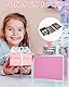 SOBEAU 144-teilig Malset, Malkoffer Kunstset, Zeichenstifte Professionell Set mit Buntstifte, Wasserfarben, Ölpastellfarbe, Farben und Kohlebleistiften, Geschenk für Kinder und Erwachsene, Rosa