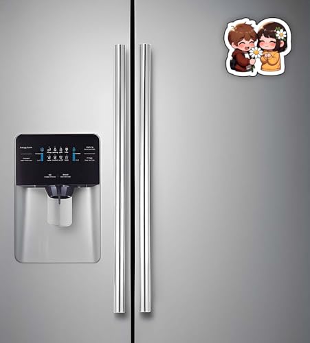 Image of Gift Me Bazar Cute Indian Couple Fridge Magnet for Valentine, Anniversary, Couple and Love Gift and Decoration | Gift for Husband Wife, Boyfriend-Girlfriend