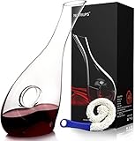 NUTRIUPS Wine Decanter Decanter for Wine Crystal Aerating Decanter Red Wine Decanter Wine Decanters