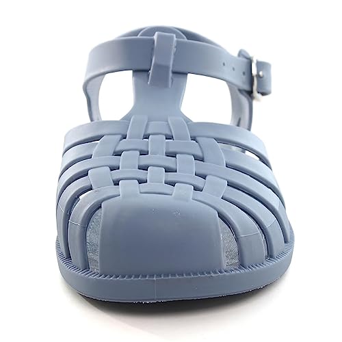 Image of Hee grand Crystal Jelly Heel Sandals for Women Summer Beach Jelly Shoes