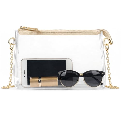 Image of Lorbro Clear Purse for Women, Stadium Approved Crossbody Bag for Concert