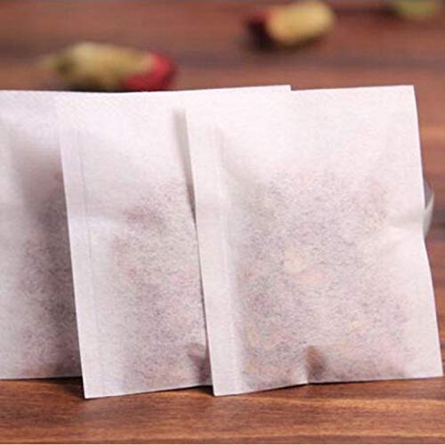LINOC Papel de Filtro de Sellado térmico para bolsitas de té Sueltas de Hierbas bolsitas de té vacías bolsita de té 1000 unids/Lote