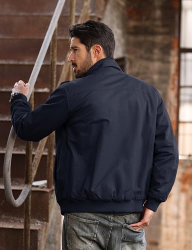 Image of TACVASEN Men's Lightweight Military Cotton Jacket Casual Windbreaker Coat