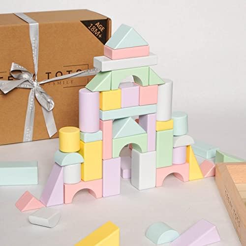Teeny Tots Toys Wooden Building Blocks Wooden Block Puzzle
