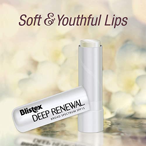Blistex Deep Renewal, Anti-Aging Formula, 0.13 Ounce, Pack Of 6 – Moisturizes, Protects & Revitalizes, Broad Spectrum Spf 15, For Younger Looking Lips, Softens & Smooths Lips, Hydrating Lip Balm #TOP4