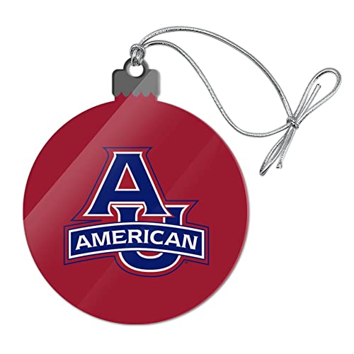 GRAPHICS & MORE American University Primary Logo Acrylic Christmas Tree Holiday Ornament